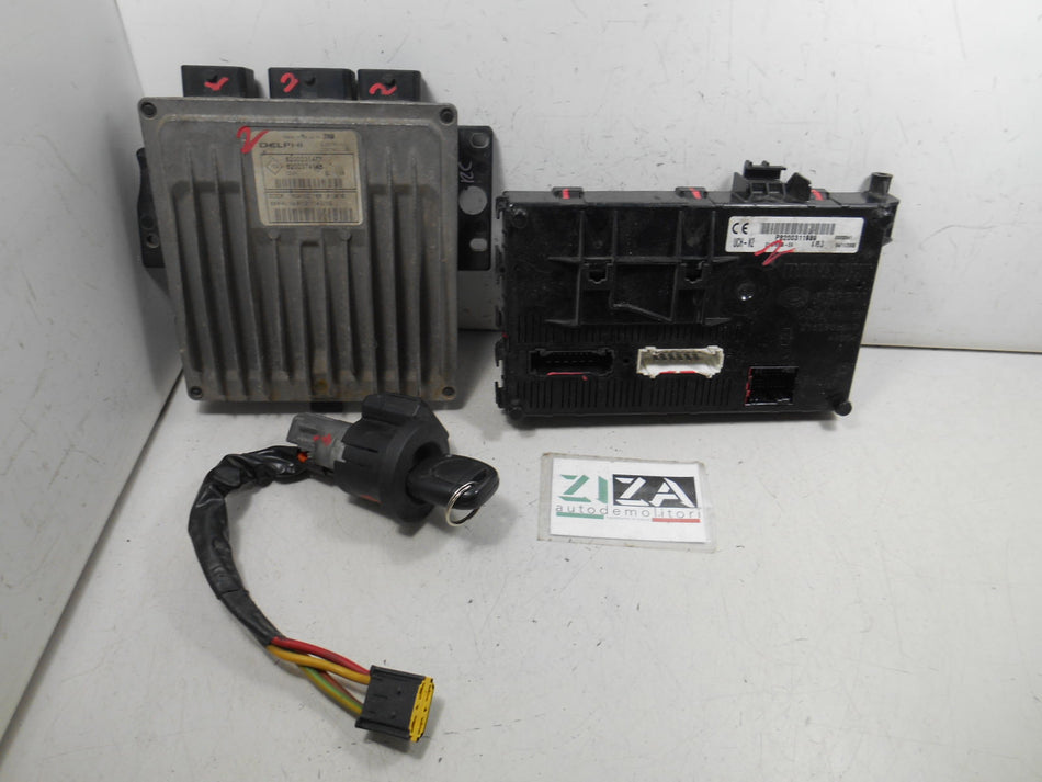 Kit Chiave ECU Renault Clio II 1.5 60kw 82cv K9K B7 2004 8200331477