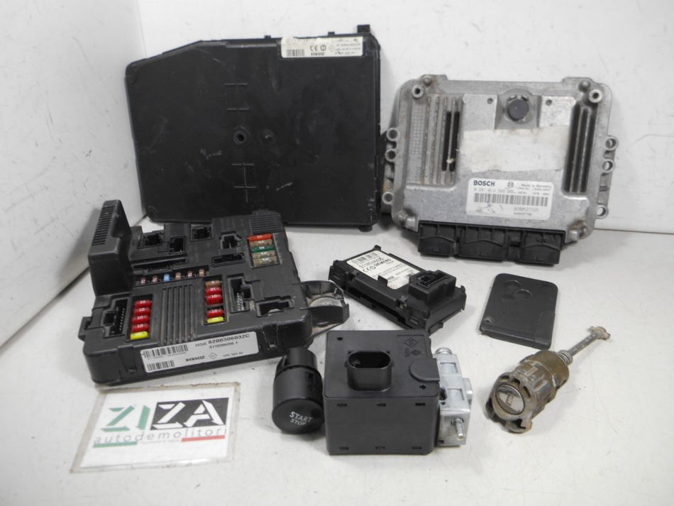 Kit Chiave ECU Renault Scenic II 1.9 130cv F9QE8 2005 8200527725 0281012589