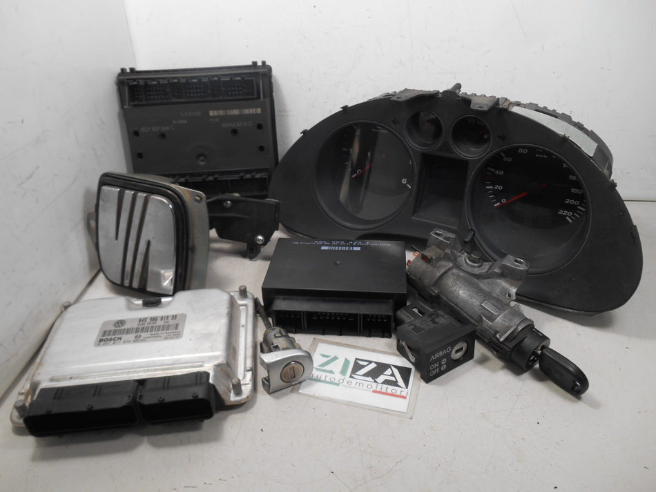 Kit Chiave ECU Seat Ibiza 6L 1.4 TDI 75cv AMF 2003 045906019BB 6L0920801A