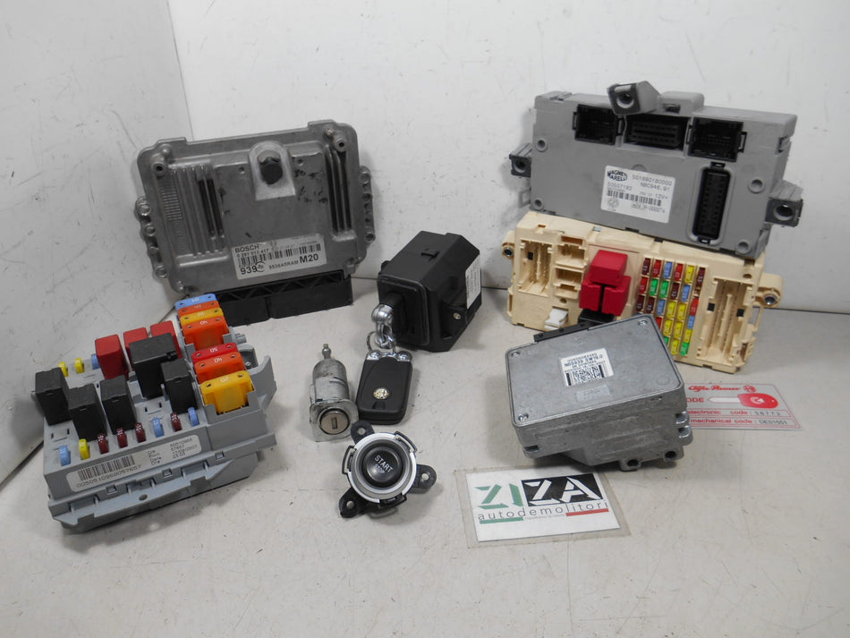 Kit Chiave ECU Alfa Spider 2.4 JTD 200cv 939A3000 2007 55200531 0281012146