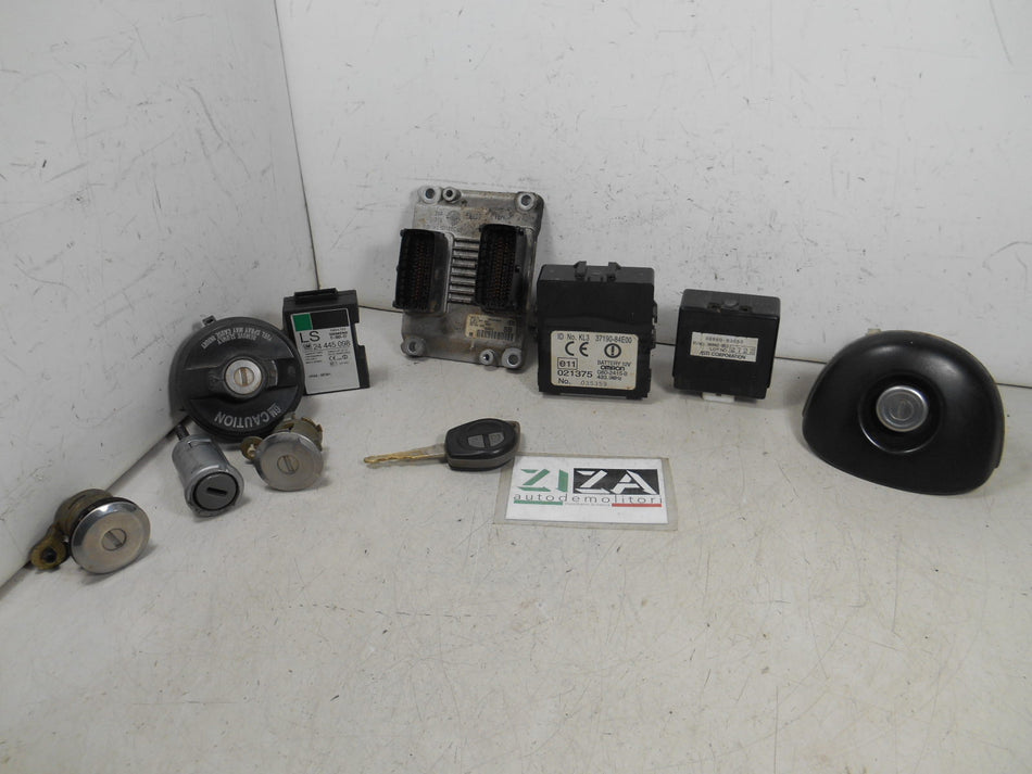 Kit Chiave ECU Opel Agila A 1.2 16V 55kw 75cv Z12XE 2003 0261207964 55350550