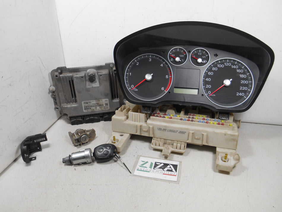 Kit Chiave ECU Ford Focus II 1.6 90cv HHDA 2005 4M51-12A650-YD 0281011701