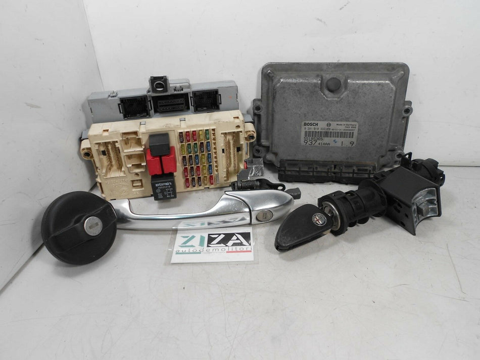 Kit Chiave ECU Alfa 147 1.9 JTD 85kw 115cv 937A2000 2003 0281010332 55185365