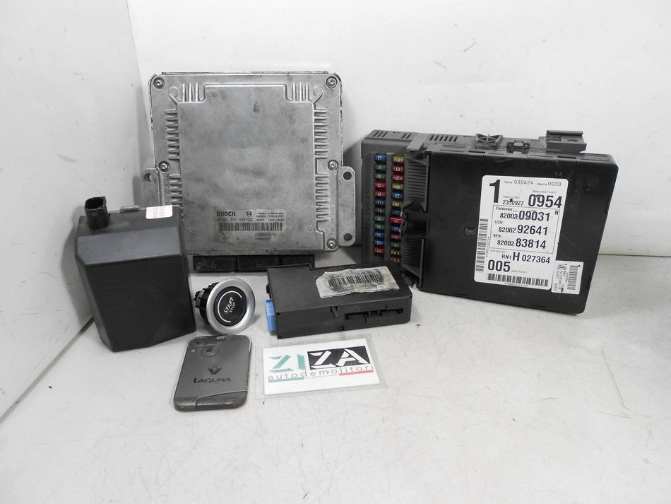 Kit Chiave ECU Renault Laguna 2.2 110kw 150cv G9TE7 2005 0281011325 8200309031