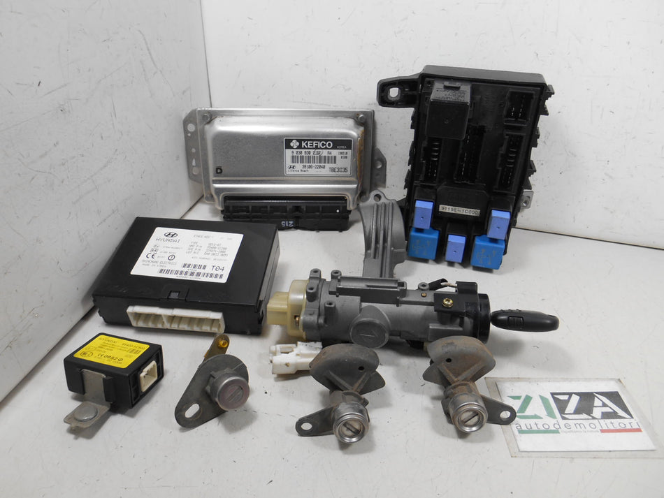 Kit Chiave ECU Hyundai Getz 1.3 63kw 82cv G4EA 2003 39106-22040 39101-22040