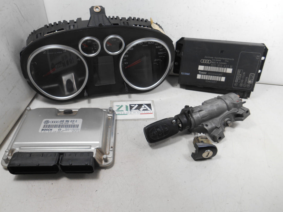 Kit Chiave ECU Audi A2 1.4 TDI 55kw 75cv AMF 2002 045906019G 8Z0959433M