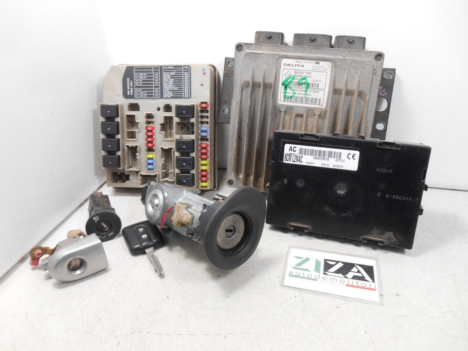 Kit Chiave ECU Nissan Note I 1.5 63kw 86Cv K9K 2010 8200911560 28590-AX600