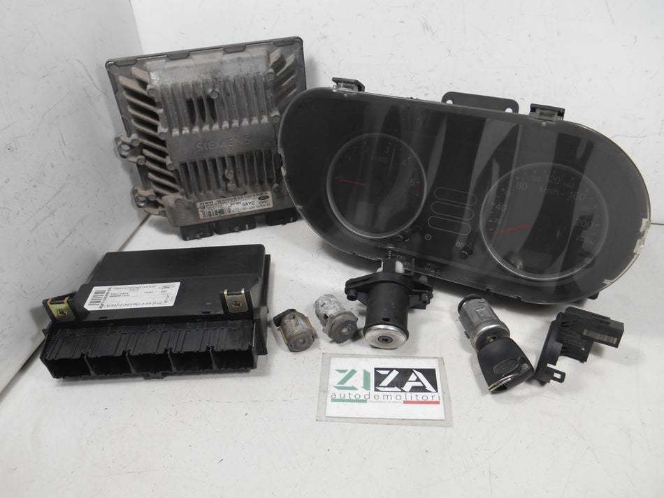 Kit Chiave ECU Ford Fusion 1.4 TDCI 50kw F6JA 2004 3S61-12A650-LC
