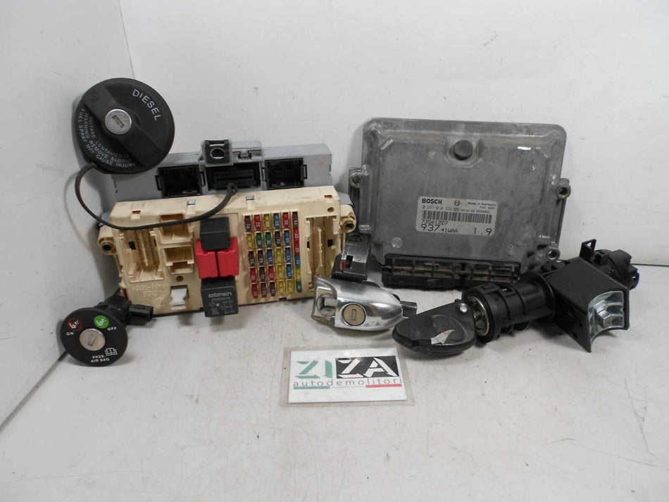Kit Chiave ECU Alfa 147 1.9 85kw 115cv 937A2000 2002 0281010332 55185365