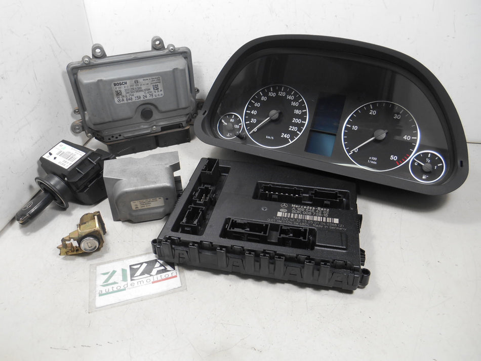 Kit Chiave ECU Mercedes W169 A180 2.0 80kw 640940 2005 A6401502479 0281012255