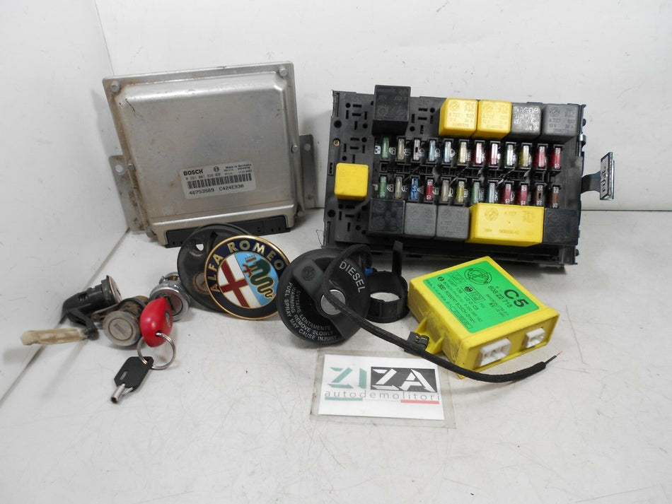 Kit Chiave ECU Alfa 145 1.9 77kw 2000 0281001936 46753569 60622718