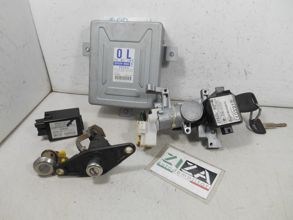 Kit Chiave ECU Suzuki Ignis 1.3 61kw 83cv M13A 2002 33920-80GE 3392080GE1