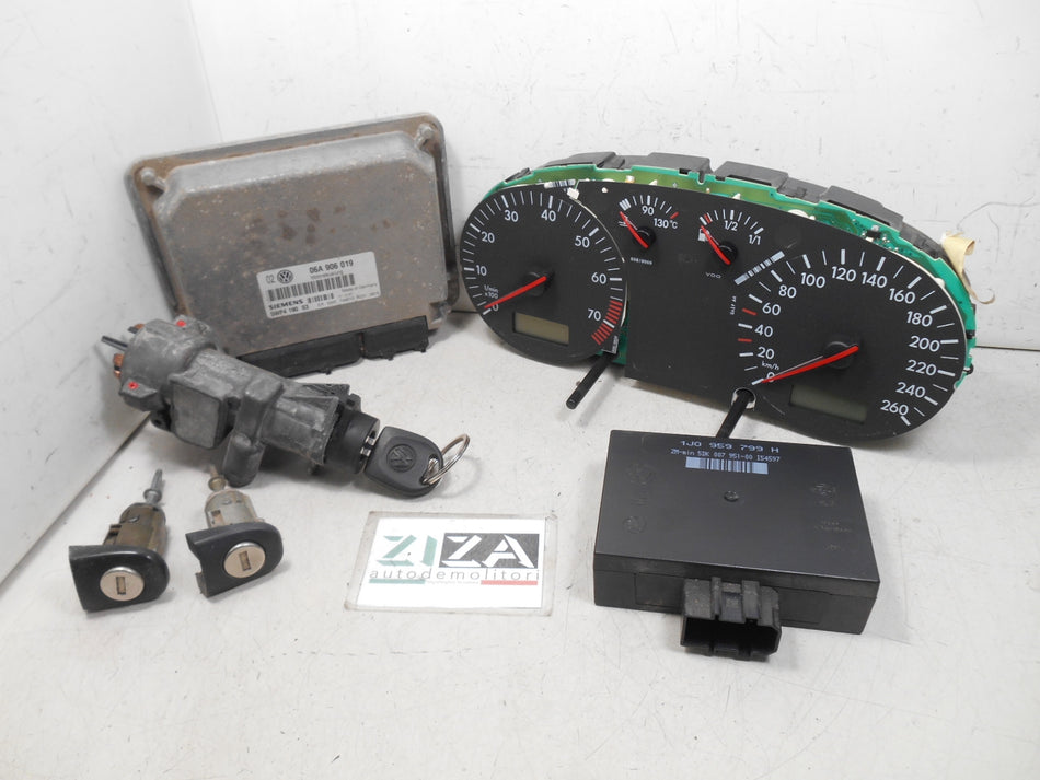 Kit Chiave ECU VW Golf IV 1.6 74kw 101cv AKL 2002 06A609019