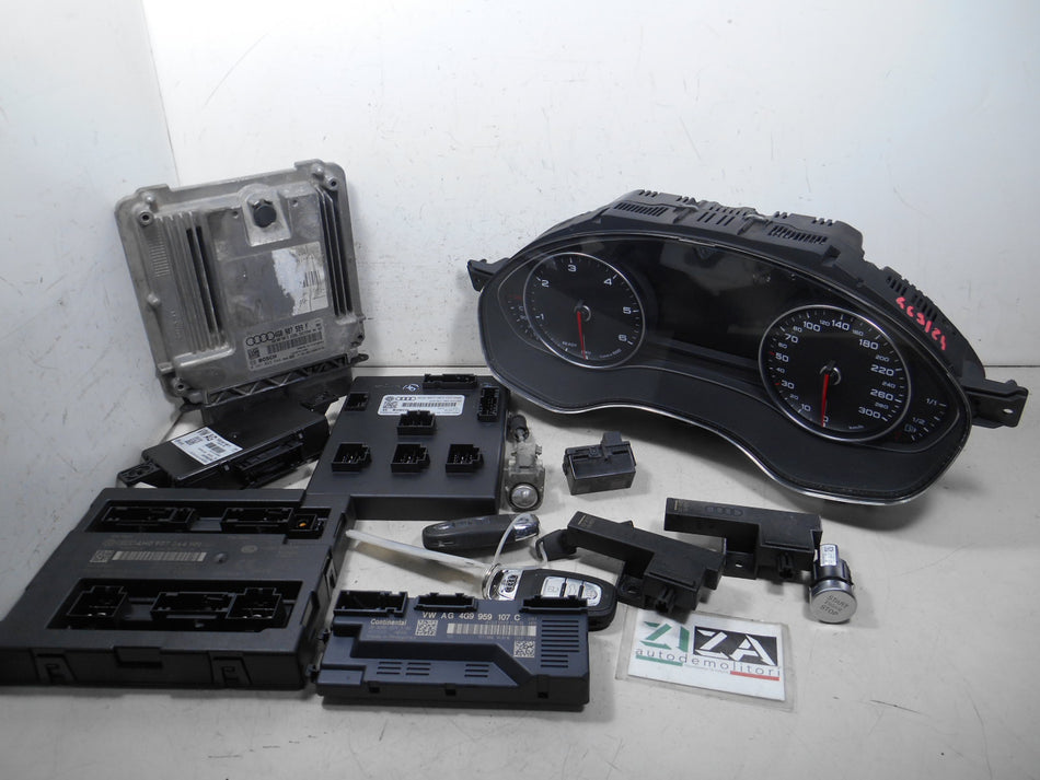 Kit Chiave ECU Audi A6 C7 3.0 TDI 240kw CVU 2016 4G0907589F 0281033544