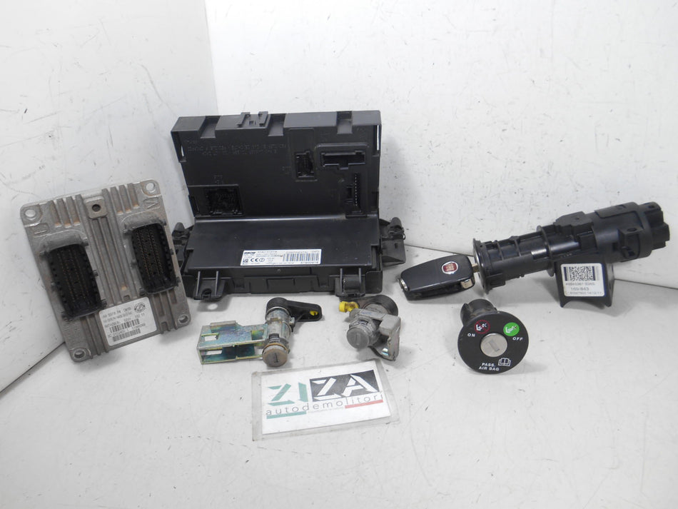 Kit Chiave ECU Fiat Panda 169 1.4 B/M 57kw 77cv 350A1000 2011 51886068