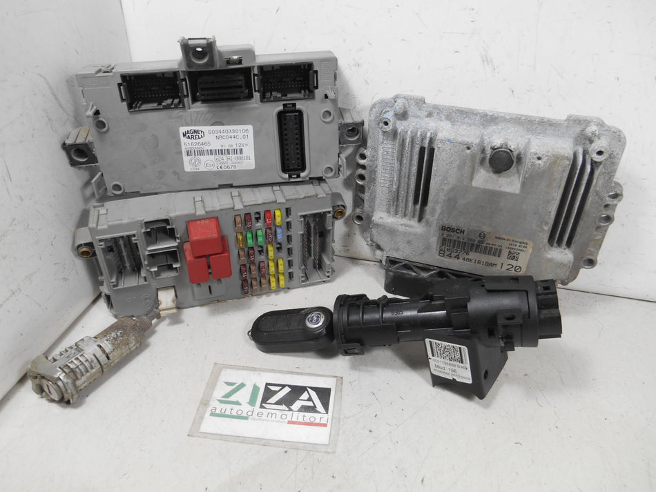 Kit Chiave ECU Lancia Delta 844 1.6 Mjet 120cv 198A2000 2011 51853776