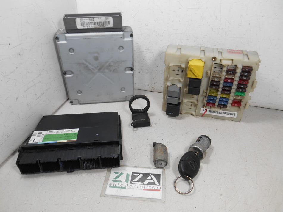 Kit Chiave ECU Ford Focus I 1.8 66kw 90cv C9DB 2002 2S4A-12A650-MA 1S7T-15K600-LB