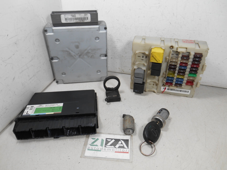 Kit Chiave ECU Ford Focus I 1.8 66kw 90cv C9DB 2002 2S4A-12A650-MA 1S7T-15K600-LB