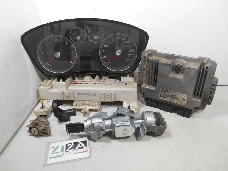 Kit Chiave ECU Ford Focus II 1.6 TDCI 66kw 90cv HHDA 2006 6M51-12A650-NB
