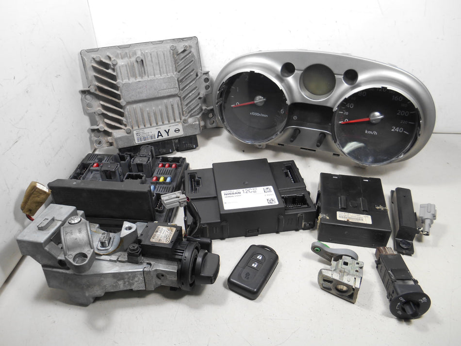 Kit Chiave ECU Nissan Qashqai J10 1.5 DCI 78kw K9K 2008 23710JD54D 284B2JD12C