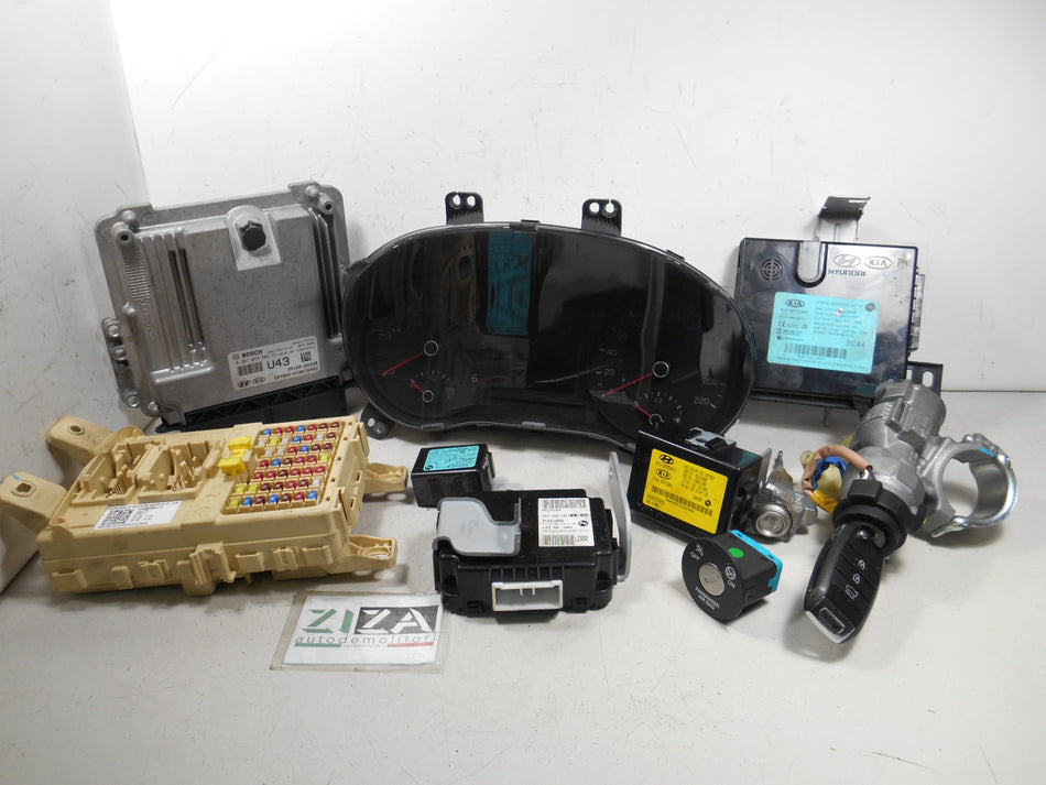 Kit Chiave ECU Kia Rio IV 1.4 57kw 64cv D4FC 2018 39160-2A430 0281033502
