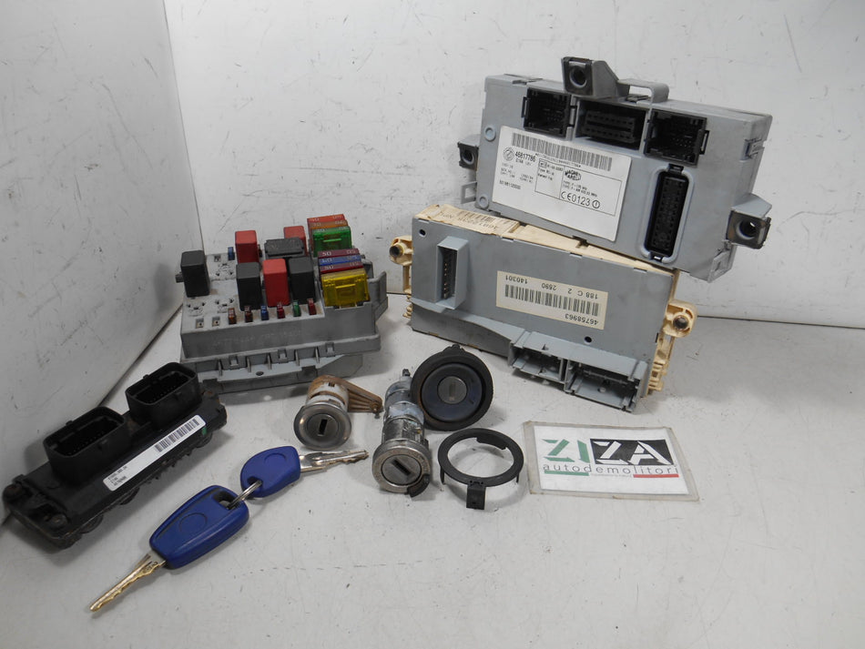 Kit Chiave ECU Fiat Punto 188 1.2 44kw 60cv 188A4000 2001 46760606