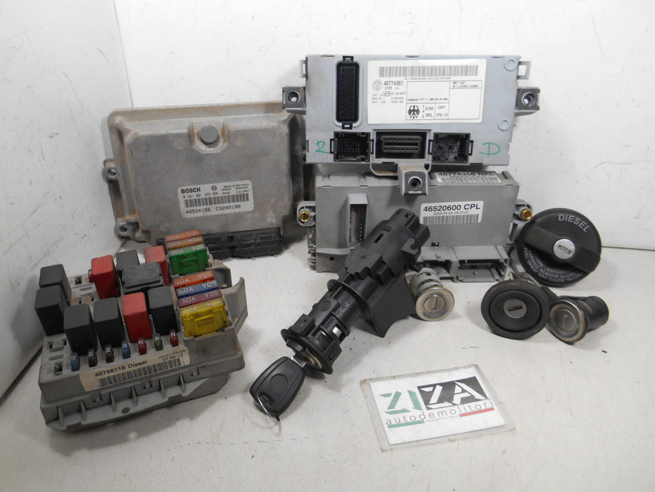 Kit Chiave ECU Fiat Punto 188 1.9 59kw 80cv 188A2000 2000 46534156