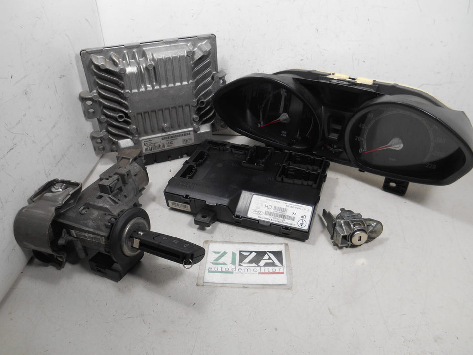 Kit Chiave ECU Ford Fiesta VI 1.4 TDCI 50kw 68cv F6JD 2011 8V21-12A650-EC