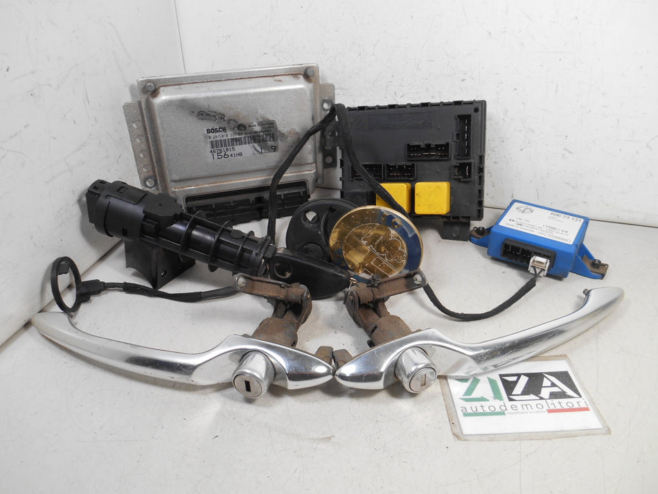 Kit Chiave ECU Alfa 156 SW 1.9 JTD 81kw 110cv AR37101 2001 46761015 0281010335