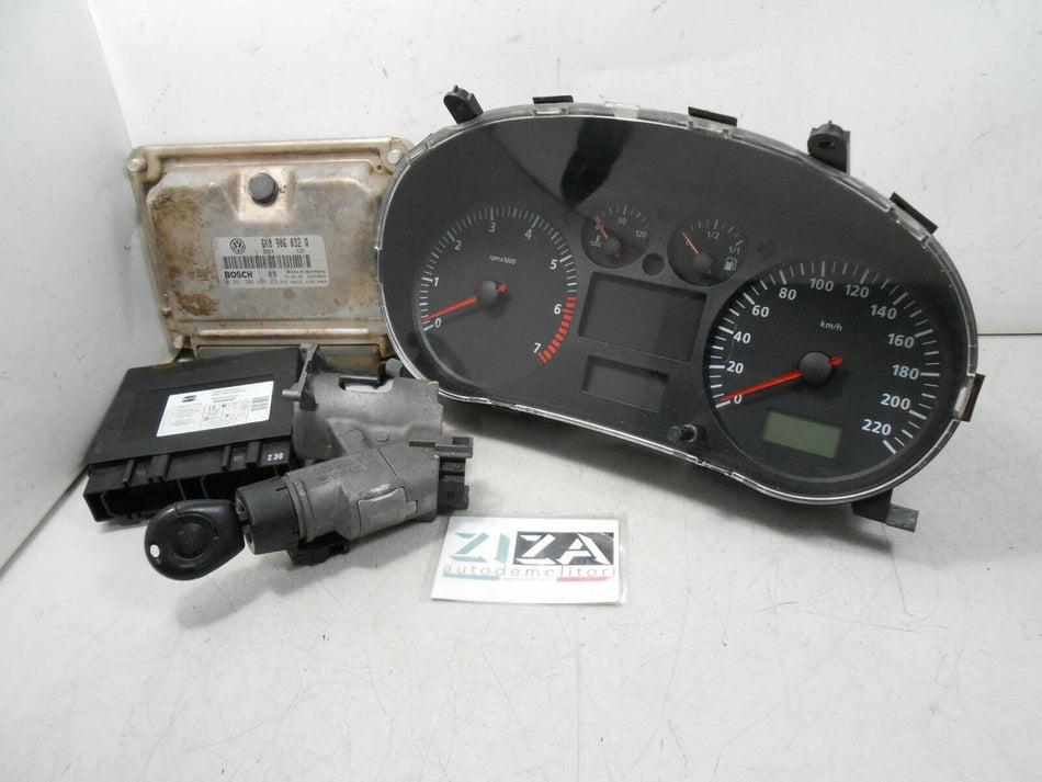 Kit Chiave ECU Seat Ibiza 6K 1.4 44kw AKK 2000 6K0906032Q 6K0962258C 6K0920801A