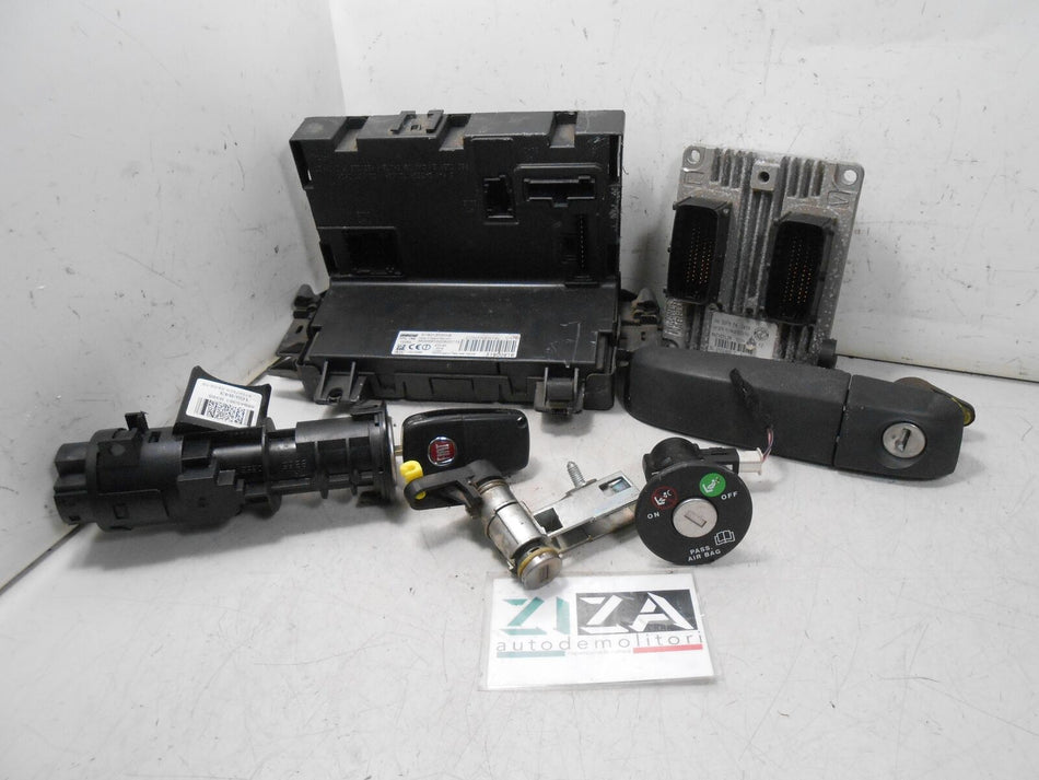 Kit Chiave ECU Fiat Panda 169 1.4 B/M 57kw 77cv 350A1000 2011 51886068