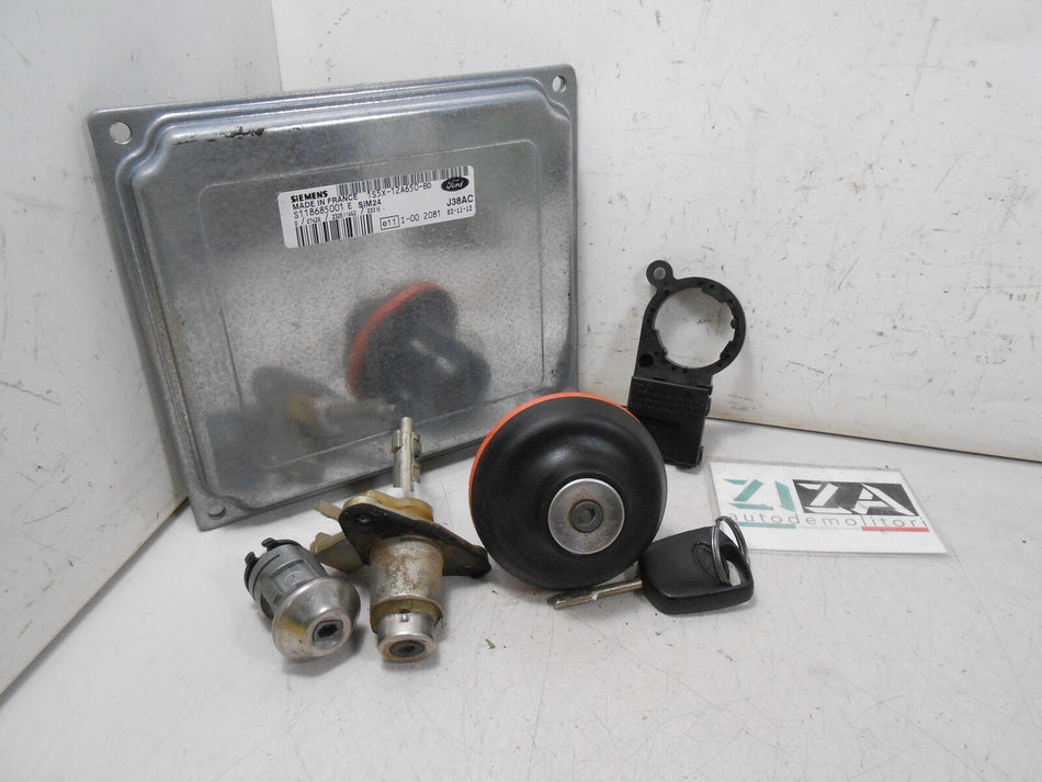 Kit Chiave ECU Ford Ka I 1.3 51kw 69cv A9A 2001 1S5X12A650BD
