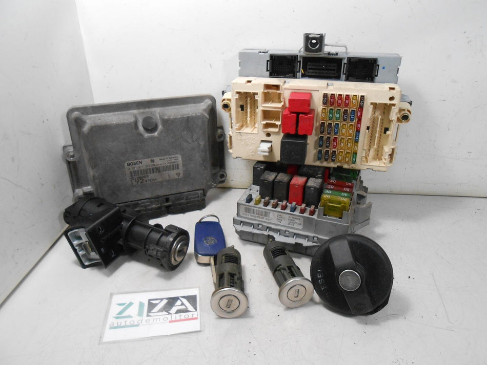 Kit Chiave ECU Fiat Stilo 1.9 85kw 192A1000 2004 55198058 0281011553