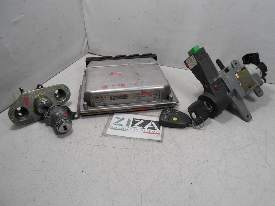 Kit Chiave ECU Volvo S60 2.4 D5 120kw 163cv D5244T 2002 0281010319