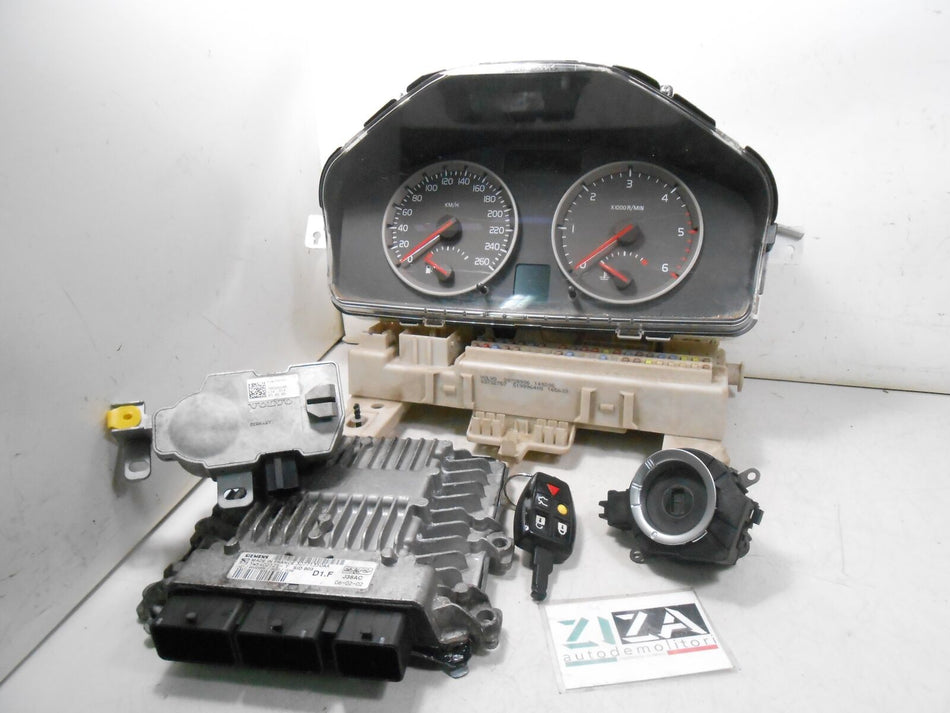 Kit Chiave ECU Volvo V50 D4204T 2.0 100kw 2006 30771350AA 5WS40212