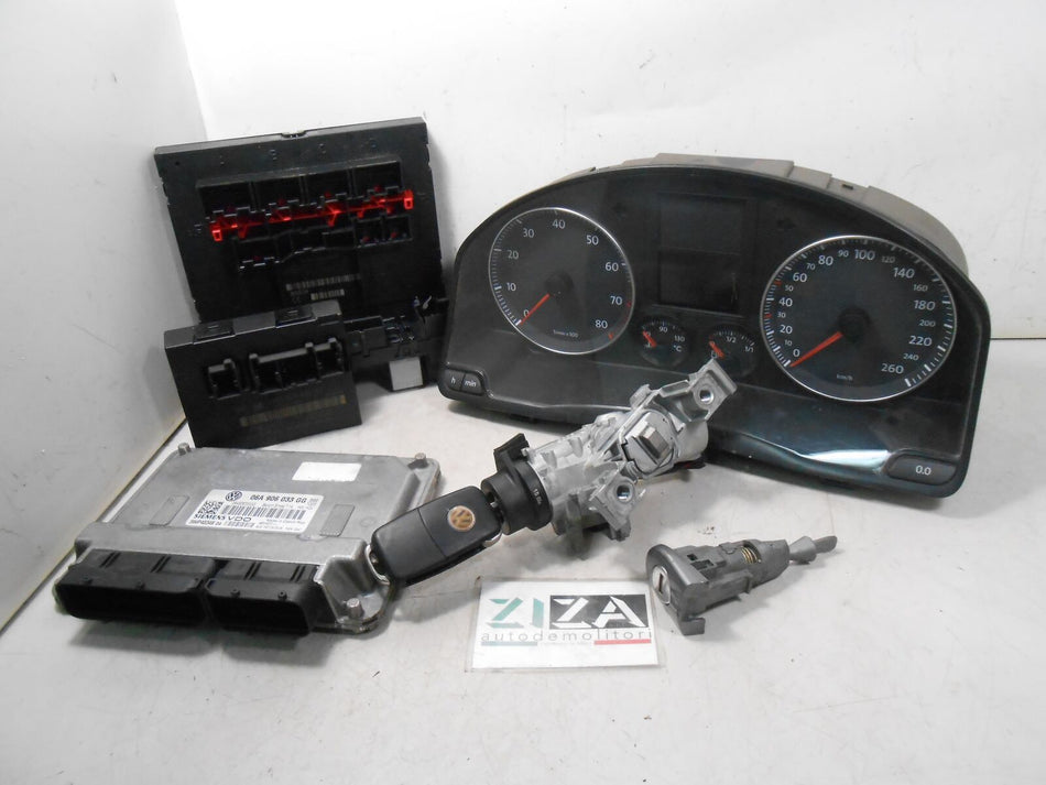 Kit Chiave ECU VW Golf V 1.6 75kw 3 Porte BSE 2008 06A906033GG
