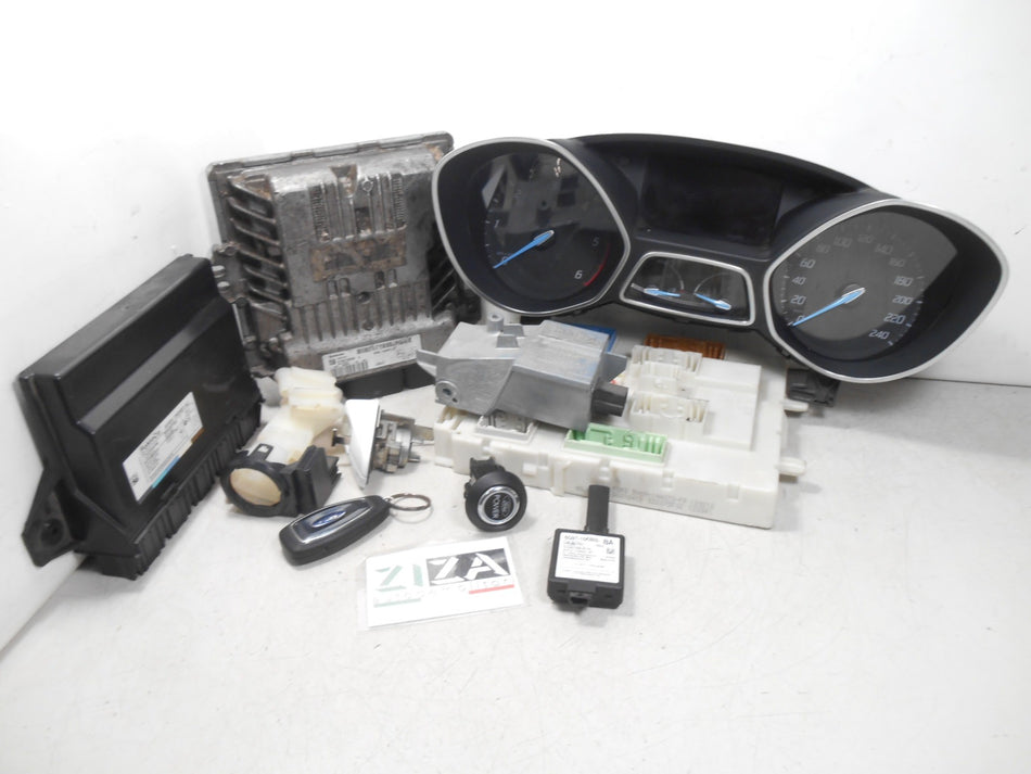 Kit Chiave ECU Ford Focus III 1.6 TDCI 85kw 115cv T1DA 2012 BV61-12A650-MF