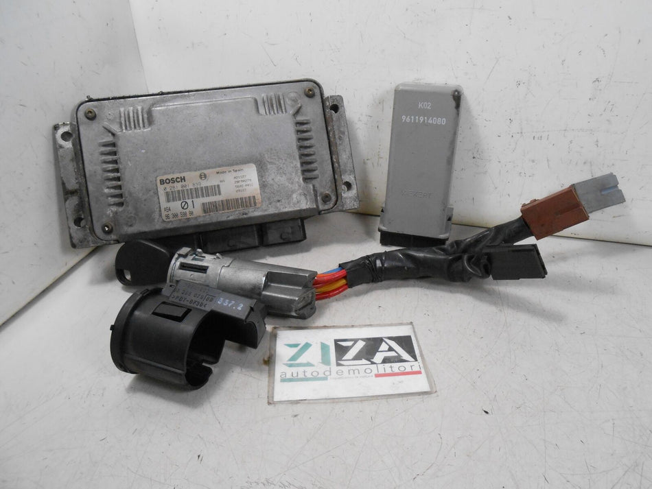 Kit Chiave ECU Citroen Saxo 1.5 42kw 57cv VJX 2003 9630059880