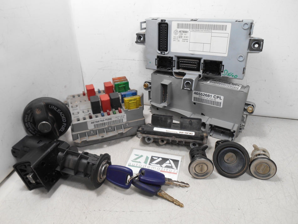 Kit Chiave ECU Fiat Punto 188 1.2 60cv 188A4000 2000 IAW59FM2 46795991