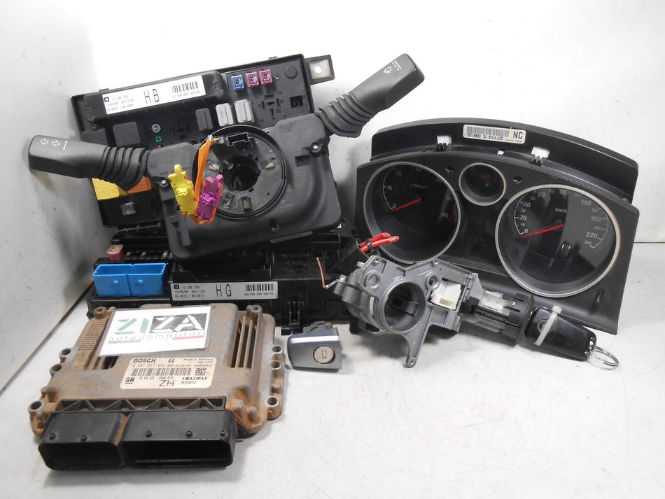 Kit Chiave ECU Opel Astra H 1.7 74kw 101cv Z17DTH 2005 0281011943