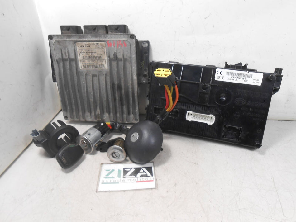 Kit Chiave ECU Renault Clio II 1.5 DCI 60kw 82cv K9KB7 2005 8200331477