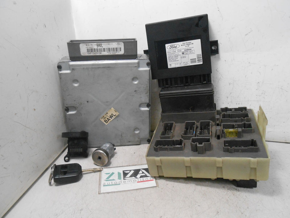 Kit Chiave ECU Ford Focus I 1.8 66kw 90cv C9DA 1999 XS4F-12A650-FAB