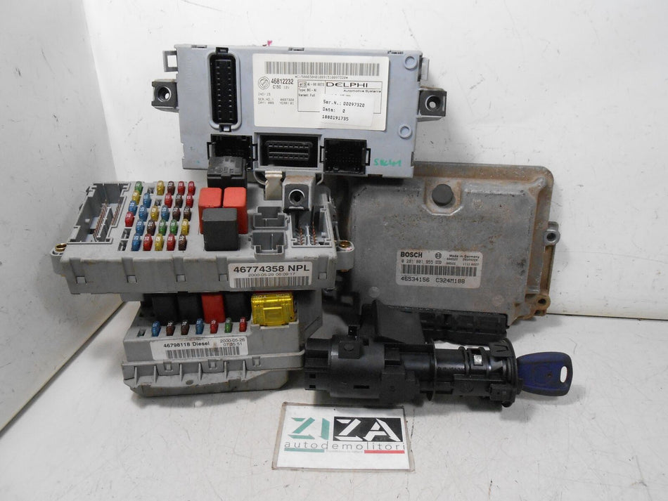 Kit Chiave ECU Fiat Punto 188 1.9 80cv 188A2000 2000 46534156