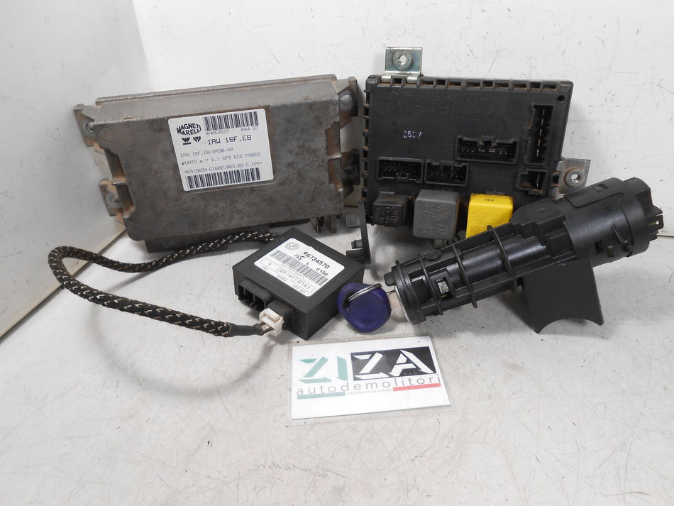 Kit Chiave ECU Fiat Punto 176 1.1 40kw 54cv 176B2000 1997 46519634