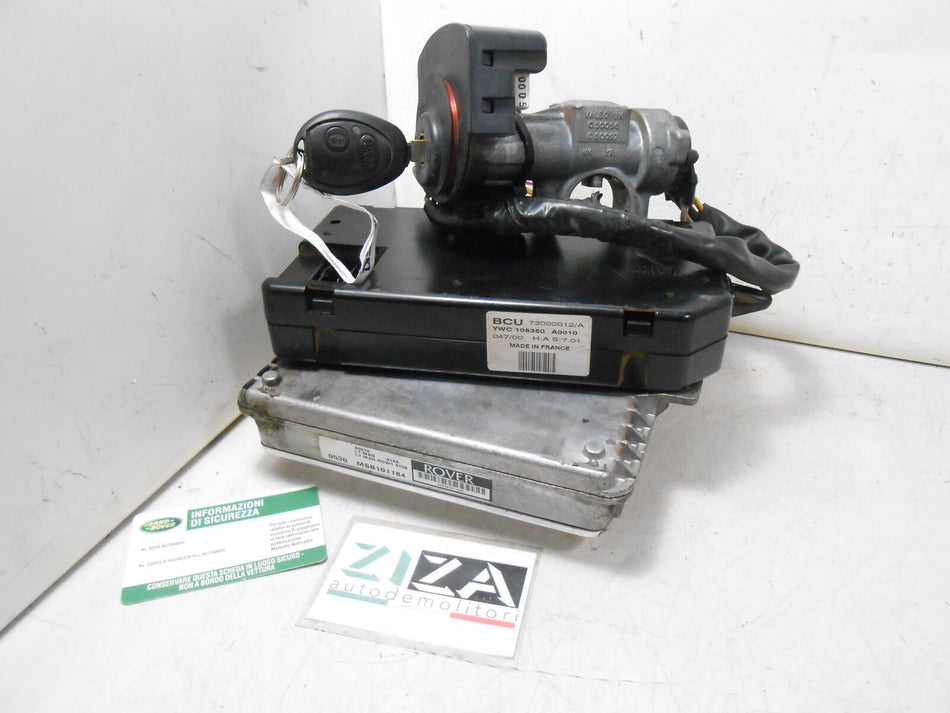 Kit Chiave ECU Land Rover Discovery II 2.5 101,5kw 138cv 10P 2000 MSB101184