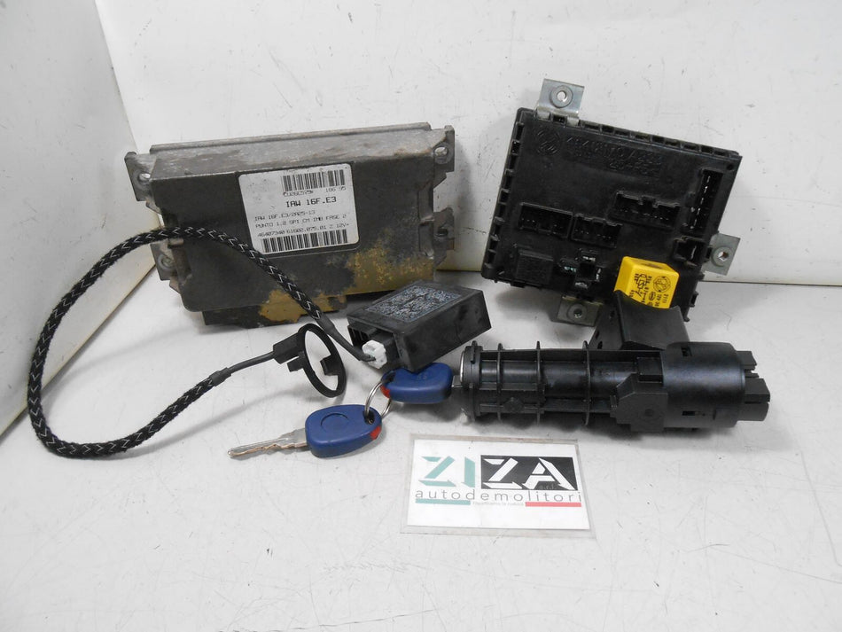 Kit Chiave ECU Fiat Punto 176 Cabrio 1.2 44kw 60cv 176B4000 1996 46407340
