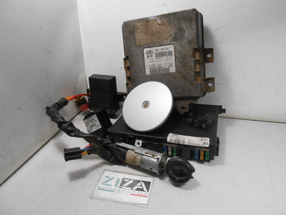 Kit Chiave ECU Peugeot 206 1.4 55kw 75cv KFX 1999 9636727080