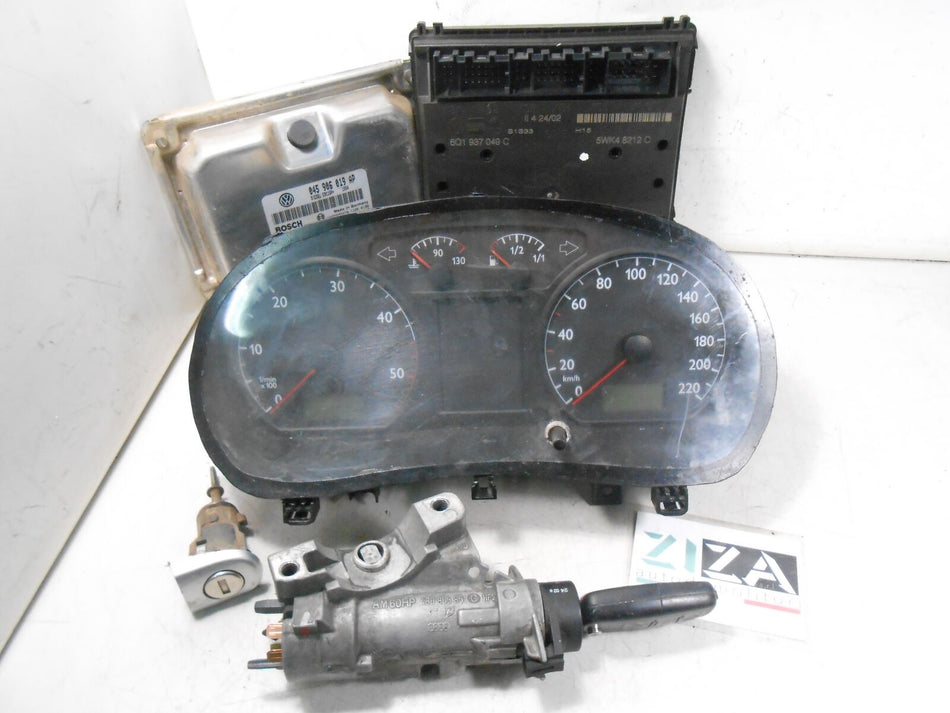 Kit Chiave ECU VW Polo 9N 1.4 55kw 75cv AMF 2002 045906019AP