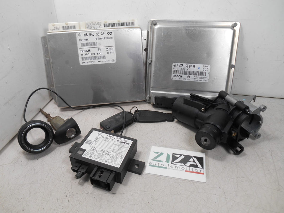 Kit Chiave ECU Mercedes W168 A160 1.7CDI 55kw 668940 2003 A6681530979