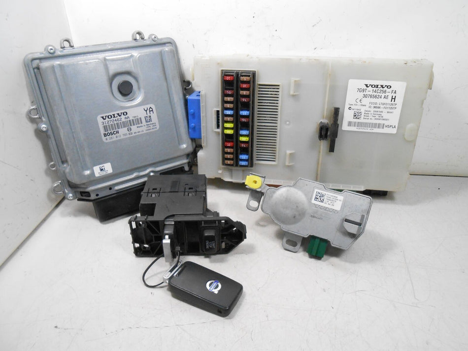 Kit Chiave ECU Volvo XC60 2.4 136kw 185cv D5244T4 2009 31272462 0281012765